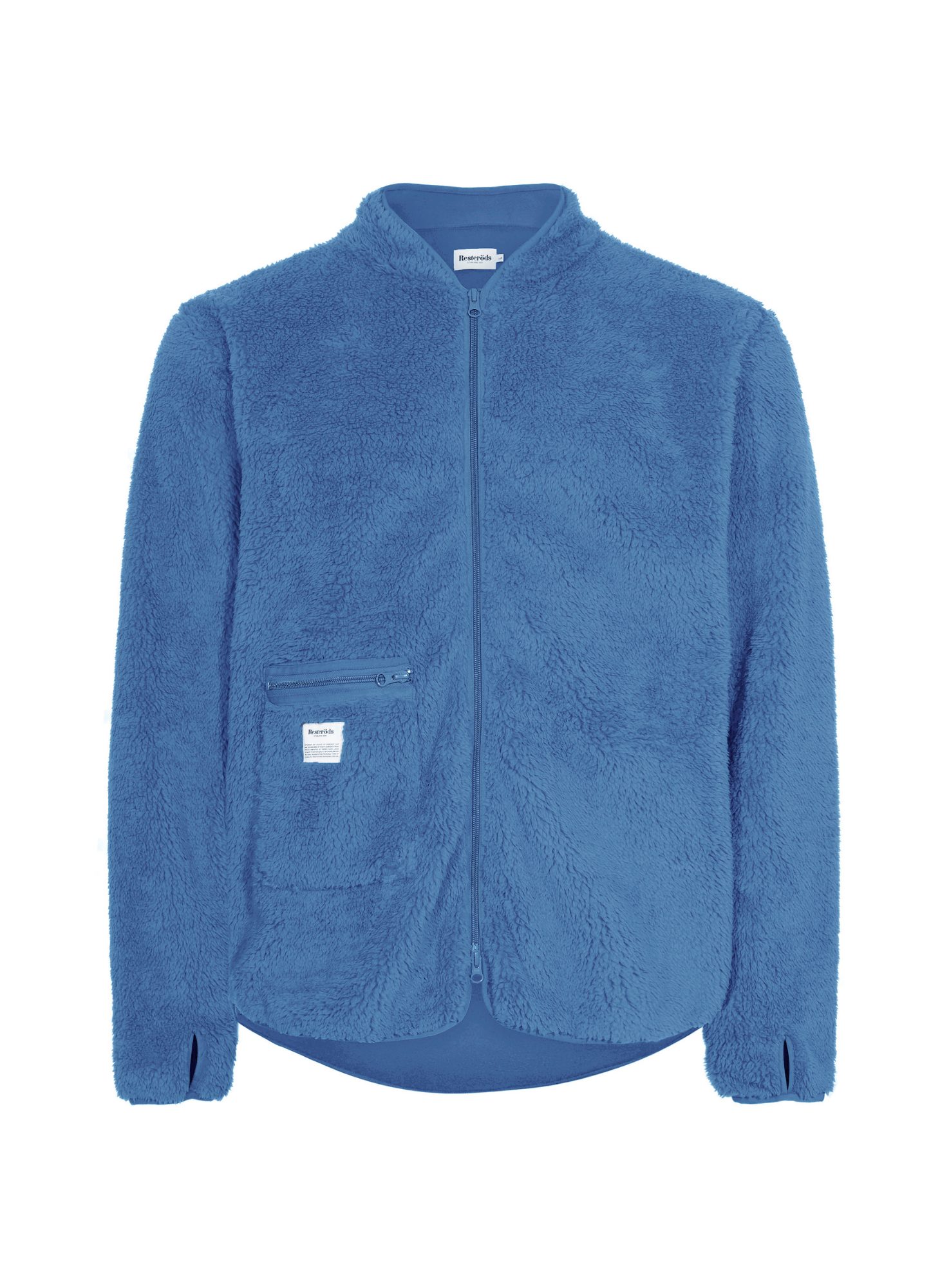 teal fleece jacket